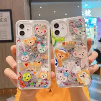 在飛比找ETMall東森購物網優惠-達菲duffy熊kitty適用iPhone14 plus軟膠