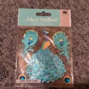 Jolee's Peacock Bird & Feathers Scrapbooking Stickers