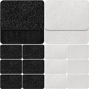 50 Pairs Non Slip Rug Pad Tape for Hardwood Floors Self Adhesive Carpet Gripper Squares for Tents Curtains and Sofa Cushions