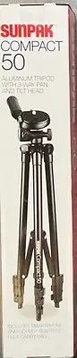 Sunpak TravelMate 50/B 50" Tripod for Cameras Smartphones