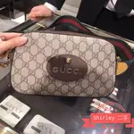 二手GUCCI GG SUPREME MESSENGER 476466相機包 虎頭包 防水布 黃色