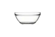 Pasabahce Glass 23cm Chefs Tempered Mixing Bowl Baking/Stirring Container Clear