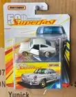 MATCHBOX 2018 SUPERFAST - VOLKSWAGEN FASTBACK [WHITE] NEAR MINT CARD GOOD