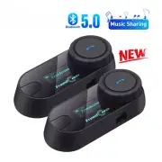 Bluetooth Motorcycle Intercom Helmet Headset Wireless Communication Interphone