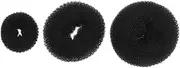 VICASKY 3pcs Hair Donut Soft Bun Maker for Thin Hair Versatile Styling Accessories for Women for Creating Elegant Chignons and Buns