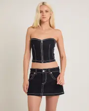 Denim Bustier Cameron