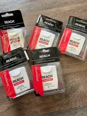 REACH Waxed Dental Floss, Cinnamon-5 Packs