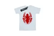 Spider-Man Mens Logo Cotton T-Shirt (White) - UTBI707