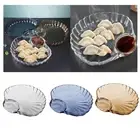 Dumpling Plate with Dipping Saucer Serving Plates for Chips Home Snacks