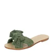 Women's Shoes ANNIEL 39 Eu Sandals Green Fabric EY663-39