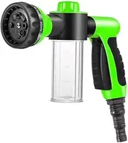 Ausale Garden Hose Nozzle Car Wash Foam Gun with Soap Dispenser Bottle Car Washing Watering Plants Pet Washing Sprayer