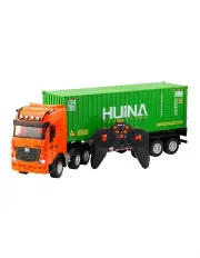 [Lenoxx] 1:18 Scale 9-Channel Alloy Remote Control Container Truck