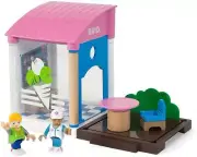 BRIO World - Village Ice Cream Shop 33944 Train Set. New, No Box, Bagged