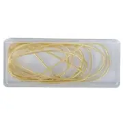 Gold-Plated 1.1 mm Coiled Fine French Wire 1 Meter for Knotted Strands Beading