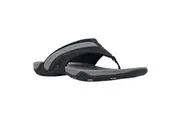 Mens Lightning Bolt Wayne Black/ Grey Thongs Sandals Flip Flops