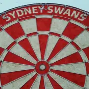 AFL Licensed DARTBOARD - Sydney SWANS