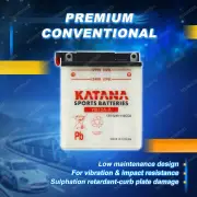 Katana Sports Battery - 12V 150CCA 12Ah for Kawasaki Various Models Motorcycle
