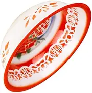 Vintage Washing Basin Enamel Container: Kitchen Enamelware Mixing Bowl 38x38cm Vegetables Fruit Washing Holder for Kitchen Gadgets