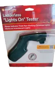 Simple Living Ladderless Lights On Tester Works on Incandescent Lights New