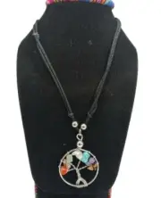 Tree of Life Adjustable Necklace - Spiritual Amulet of the Elements