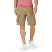 Wrangler Men's Stretch Cargo Shorts, 10" inseam, Size 46, Kangaroo RipStop