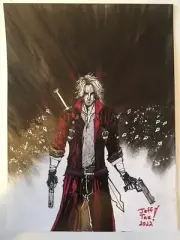 Devil May Cry Dante Original Sketch Art by Jeff Tae 9x12