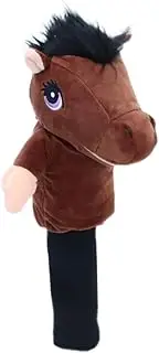 kowaku Golf Head Cover Accessories Protector Compact Scratchproof Decorative Training Supplies Lovely Soft for Golfer Animal Shape