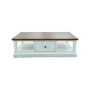 Norah Coffee Table 130cm 2 Drawer Solid Acacia Timber Wood
