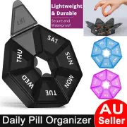 Daily Pill Organizer Tablet Storage Pill Box Holder Medicine Dispenser Container