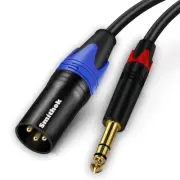 1/4 to XLR Cable,Quarter Inch(6.35Mm) TRS to XLR Male, 1/4" Stereo Jack to XLR B