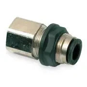 Legris 3036 56 14 Female Bulkhead Connector,1/4In Od,Pk10