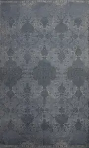Subtle Gray Tones for Elegance Classic Ornate Style Rug Turkish Carpet 5x7