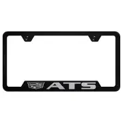 Cadilac ATS Laser Etched Logo Cut-Out License Plate Frame