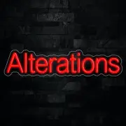 Alterations LED Neon Sign 27"L x 6"H #32909