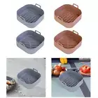 Air Fryer Silicone Pot Durable Silicone Baking Tray Pots for Air Fryer Oven