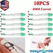 10Pcs Dental Metal Pro Formed Matrix Bands 6MM Curved Sectional Contoured Bands