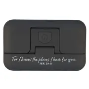 Adjustable LED Book Light w/Magentic Clip & Inspirational Scripture: I Know the