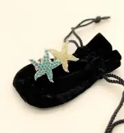 Swarovski Crystal SCS Eternity Event Pin Rhodium Plated Various Crystal Colours