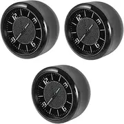 ULTECHNOVO 3pcs Car Clock Dashboard LED Clock Clocks Alarm Clock Automobile Cars Clock Digital Wall Clock Digital Clock Mini Clock Small Clock for Car Clock for Auto Dash Zinc Alloy