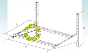 速發~豪華安裝架~不鏽鋼正白鐵304冷氣室外機安裝架豪華組合架(特大) 冷氣架分離式DIY簡易安裝  超低價批售