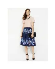 Portmans Print Midi Skirt BNWT