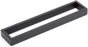 Montangna Stainless Steel Hand Towel Rail - Wide - Matte Black