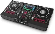 Numark Mixstream Pro+ DJ Controller with Stem Separation, 2 Decks, Wi-Fi Streaming, Mixer, 7" Touchscreen, Speakers, works with Serato and Virtual DJ