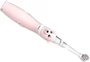 minkissy Toothbrush for Boys and Girls LED Flashing Electric Toothbrush Waterproof Battery Soft Bristles for Children's Daily Cleaning