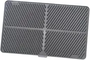 STARTIST Pet Cat Litter Mat Footboard Pad Scratch Resistant Silicone Washable Cat Litter Trapping Mat for Lavatory Living Room Bedroom, Grey, M