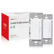 2-Pack 3-Way 0-10V Dimmer Switch 120/277V, Low Voltage Dimmer Light Switch