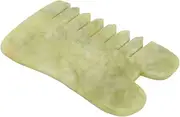 CALLARON 1Pc Jade Massager Board for Scraping Green for Skincare Absorption and Relaxation Friends and Family