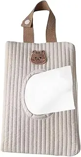 Baby Wipes Dispenser,Portable Wipe Holder for Diaper Bag | Car Tissue Dispenser, Soft Tissue Pouch for Car RV Camping Gym Stroller