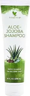 Forever Aloe Jojoba Shampoo - Sulphate Free, Paraben Free, 40% Aloe Vera & Jojoba Oil, Moisturising, Refreshing Fragrance, 10 oz