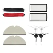 For Q8 Max / Q8 Max+ Robot Vacuum Cleaner Parts Roller Brush Mop Cloth Hepa Filter Dust Bags Accessories